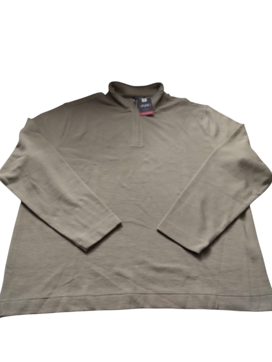 Van Heusen Other - Van Heusen Men's Quarter-Zip Sweater - Beige New Size XXL